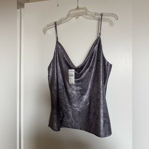 Elegant Gray Women's Top